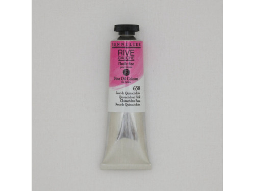 Rive Gauche fine oil paint - Sennelier - 658, Quinacridone Pink, 40 ml