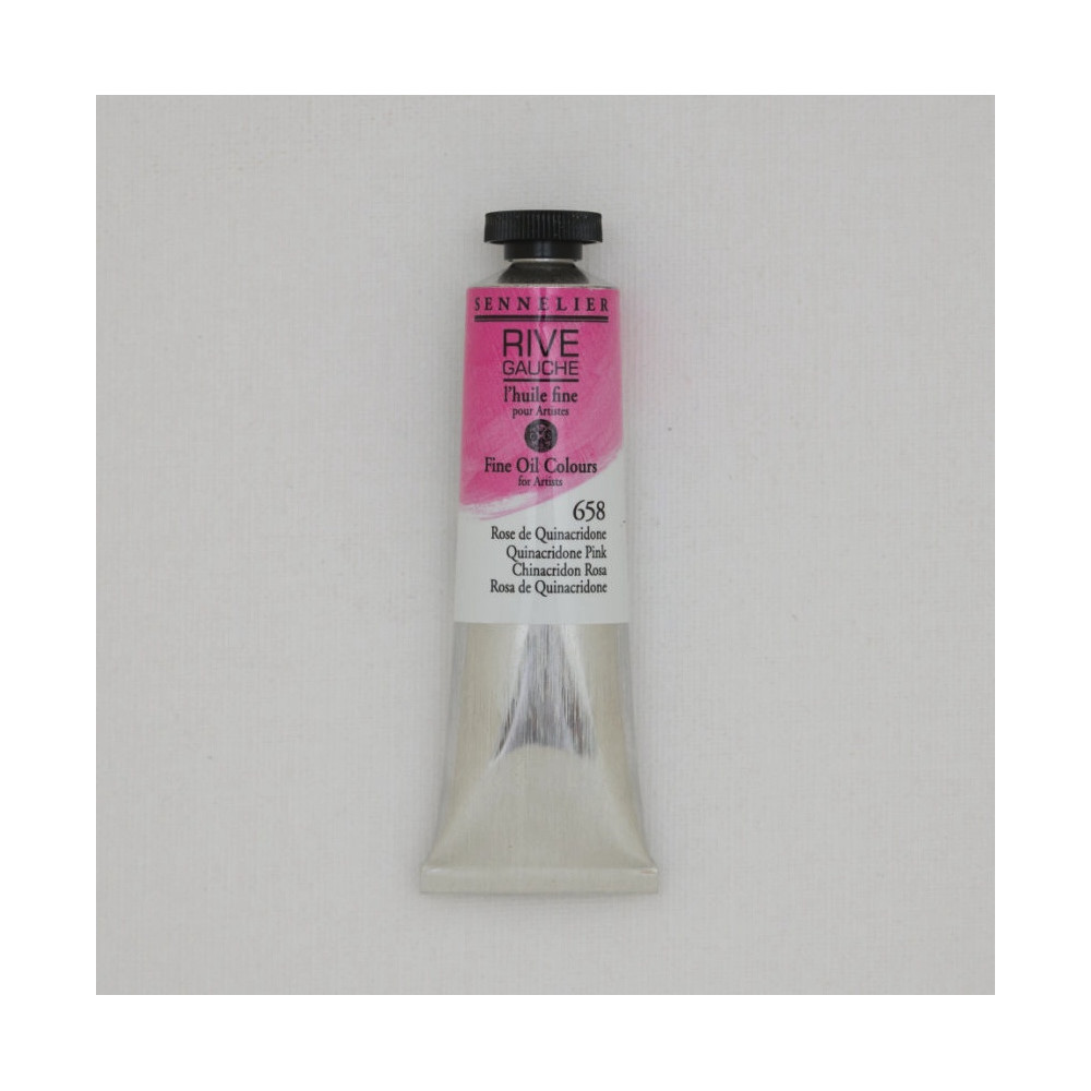 Farba olejna Rive Gauche - Sennelier - 658, Quinacridone Pink, 40 ml