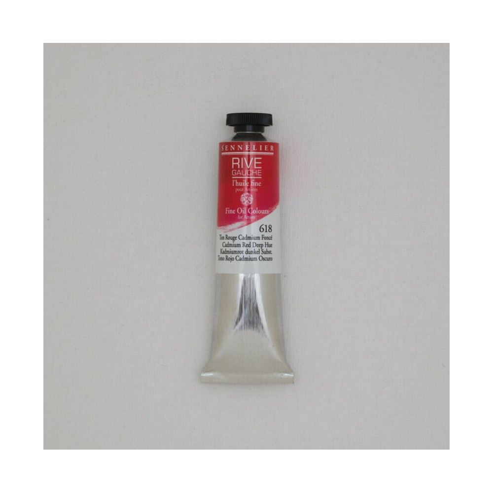 Farba olejna Rive Gauche - Sennelier - 618, Cadmium Red Deep Hue, 40 ml