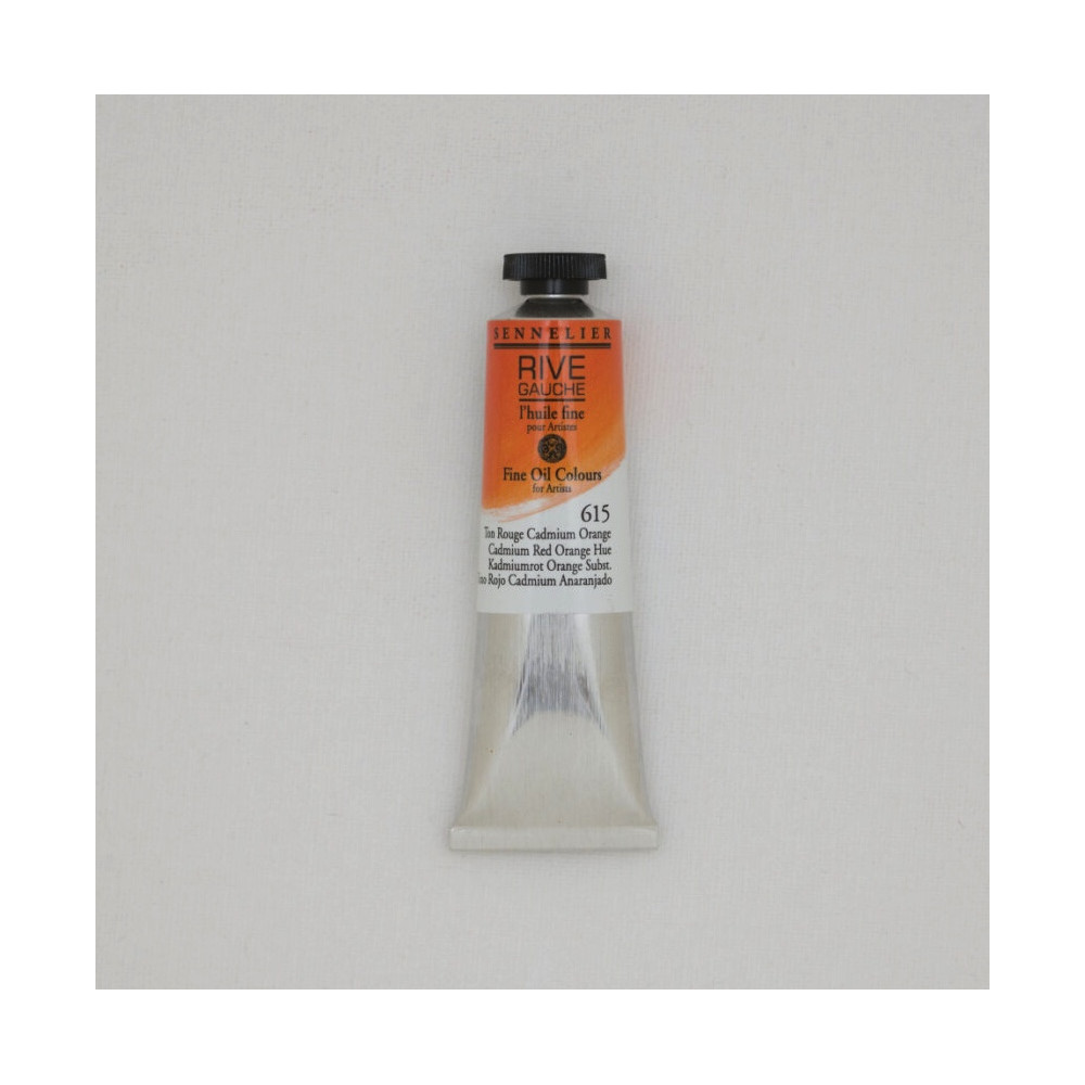 Farba olejna Rive Gauche - Sennelier - 615, Cadmium Red Orange Hue, 40 ml