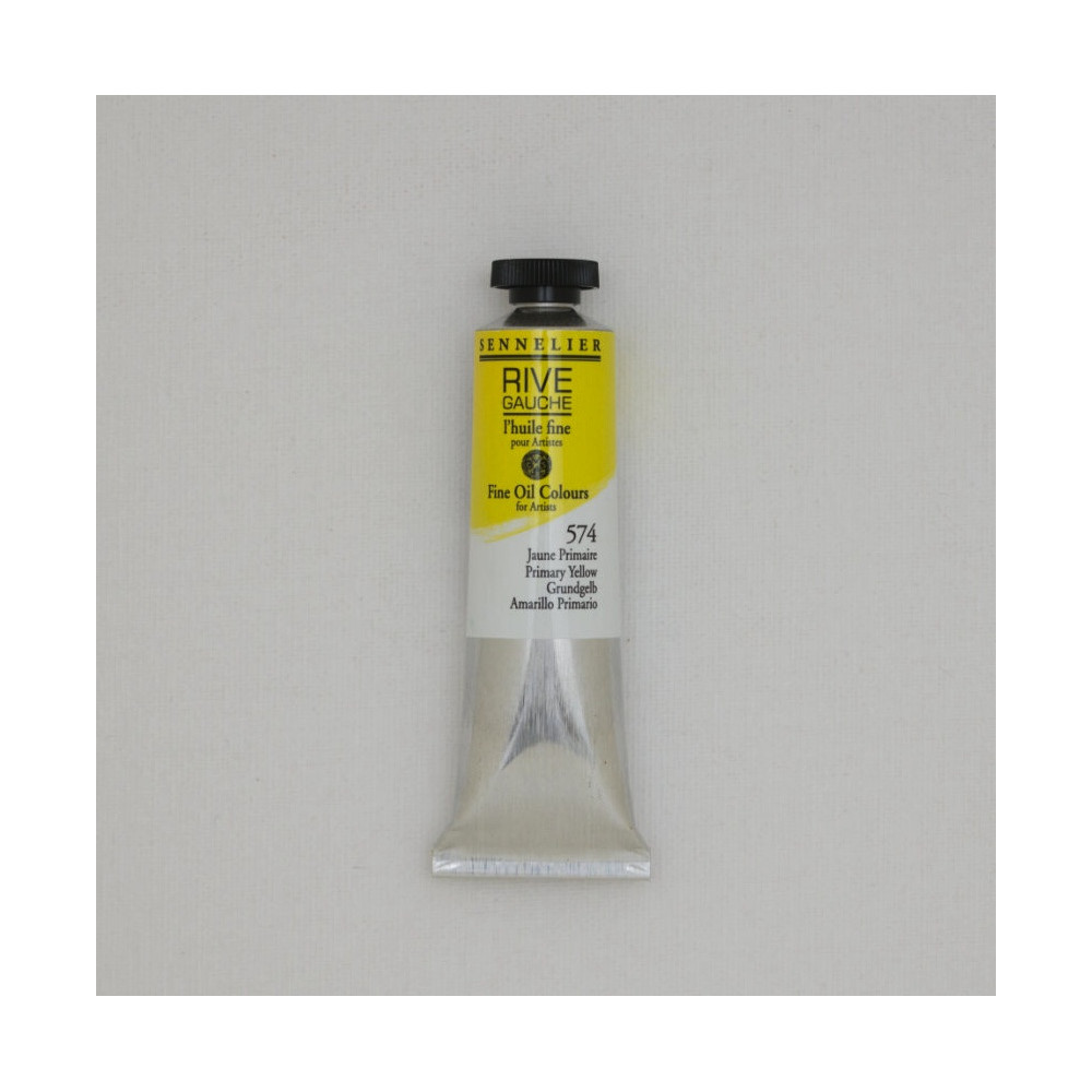 Rive Gauche fine oil paint - Sennelier - 574, Primary Yellow, 40 ml