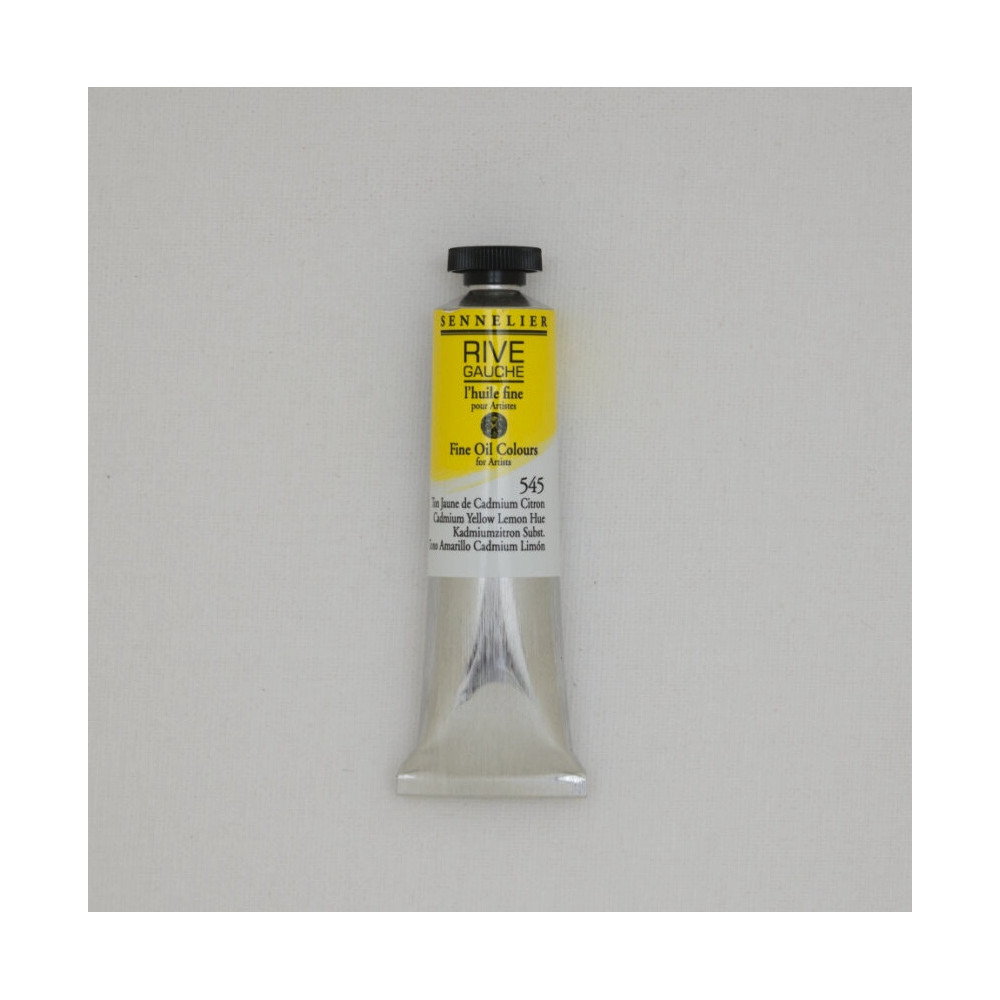 Rive Gauche fine oil paint - Sennelier - 545, Cadmium Yellow Lemon Hue, 40 ml