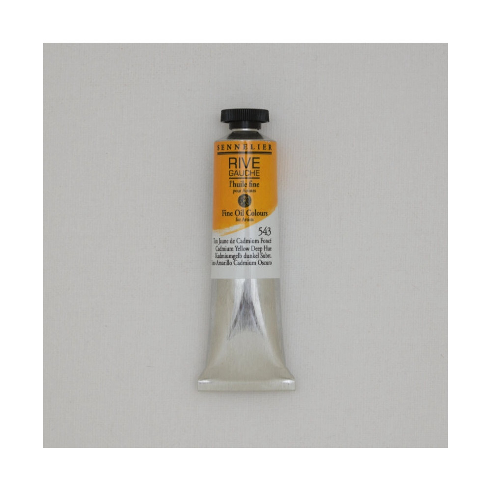 Rive Gauche fine oil paint - Sennelier - 543, Cadmium Yellow Deep Hue, 40 ml