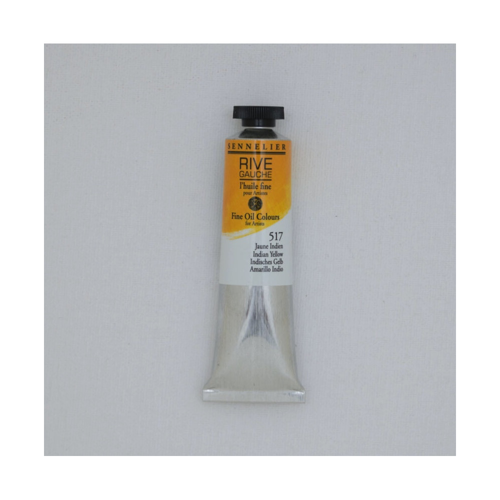 Rive Gauche fine oil paint - Sennelier - 517, Indian Yellow, 40 ml