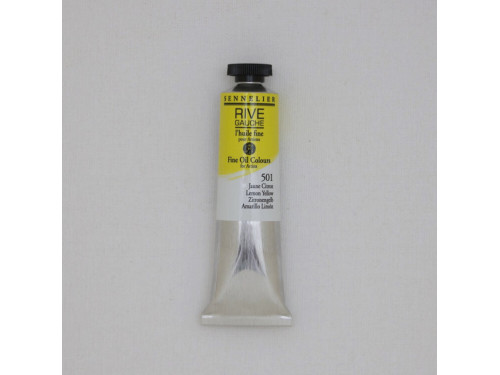 Rive Gauche fine oil paint - Sennelier - 501, Lemon Yellow, 40 ml