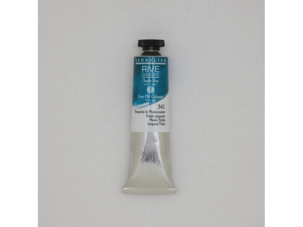 Rive Gauche fine oil paint - Sennelier - 341, Phthalo Turquoise, 40 ml