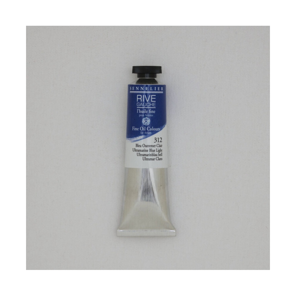 Rive Gauche fine oil paint - Sennelier - 312, Ultramarine Blue Light, 40 ml