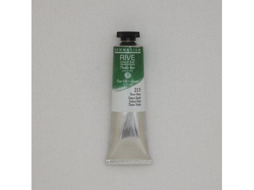 Rive Gauche fine oil paint - Sennelier - 213, Green Earth, 40 ml