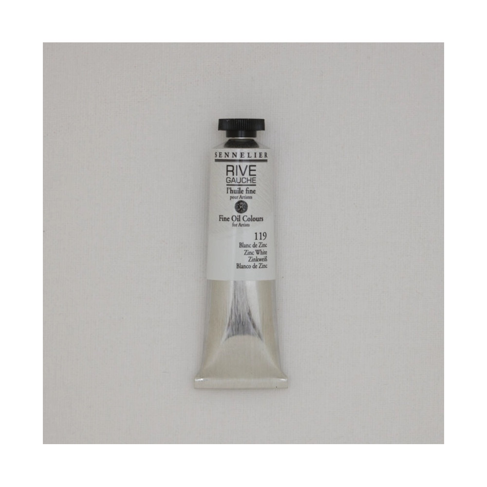 Farba olejna Rive Gauche - Sennelier - 119, Zinc White, 40 ml