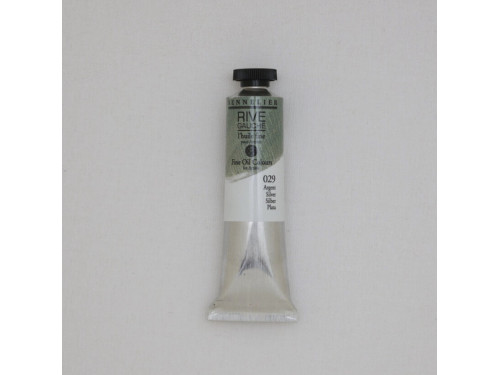 Farba olejna Rive Gauche - Sennelier - 029, Silver, 40 ml