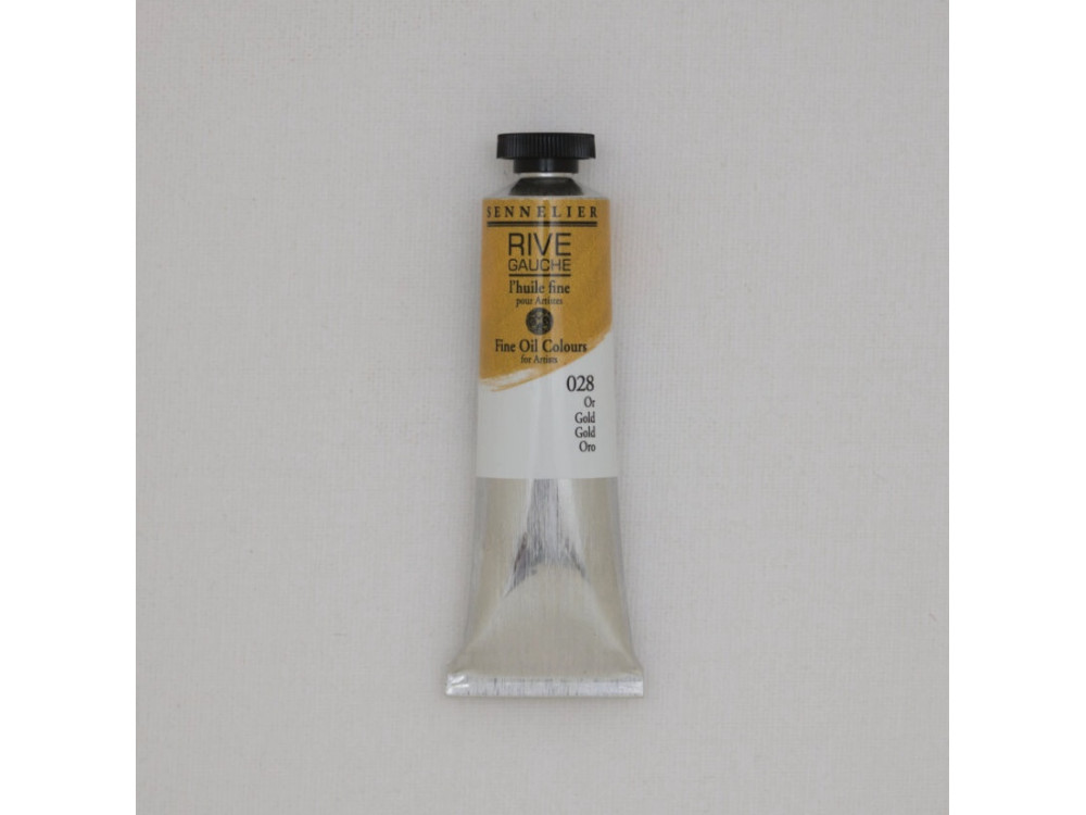Rive Gauche fine oil paint - Sennelier - 028, Gold, 40 ml
