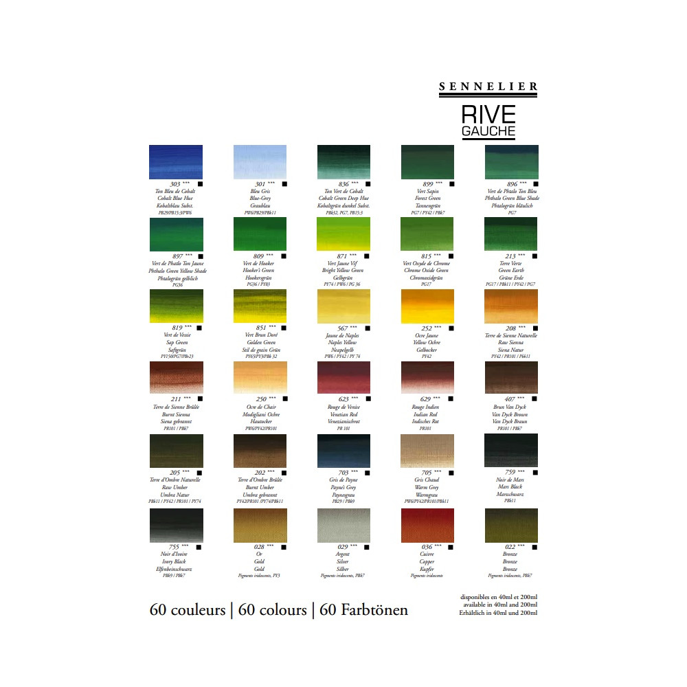 Rive Gauche fine oil paint - Sennelier - 917, Dioxazine Purple, 200 ml