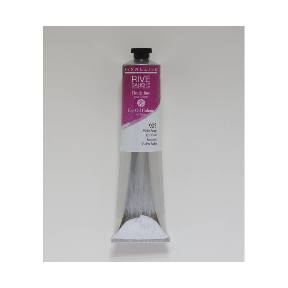 Rive Gauche fine oil paint - Sennelier - 905, Red Violet, 200 ml