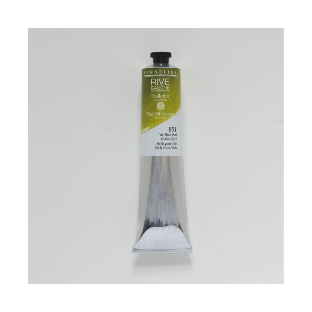 Farba olejna Rive Gauche - Sennelier - 851, Golden Green, 200 ml