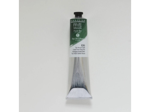 Farba olejna Rive Gauche - Sennelier - 836, Cobalt Green Deep Hue, 200 ml