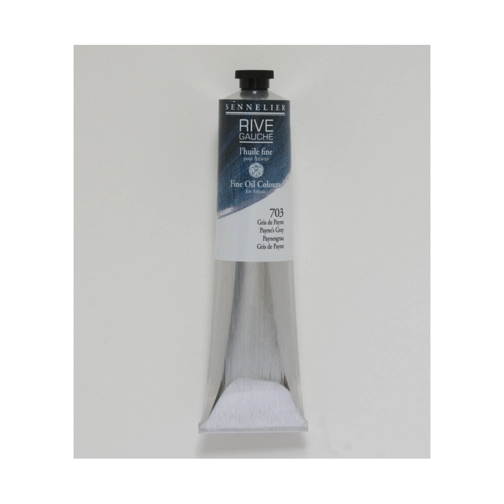 Rive Gauche fine oil paint - Sennelier - 703, Payne's Grey, 200 ml