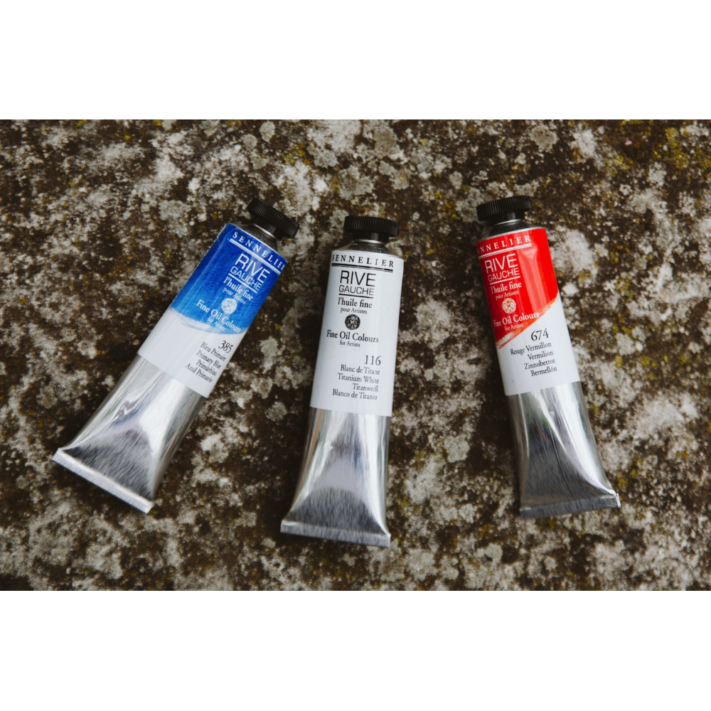Rive Gauche fine oil paint - Sennelier - 674, Vermilion, 200 ml
