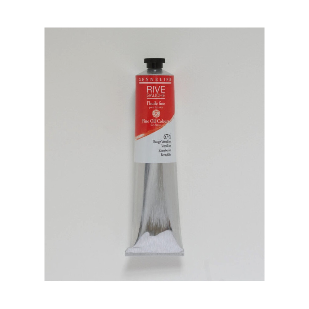 Farba olejna Rive Gauche - Sennelier - 674, Vermilion, 200 ml