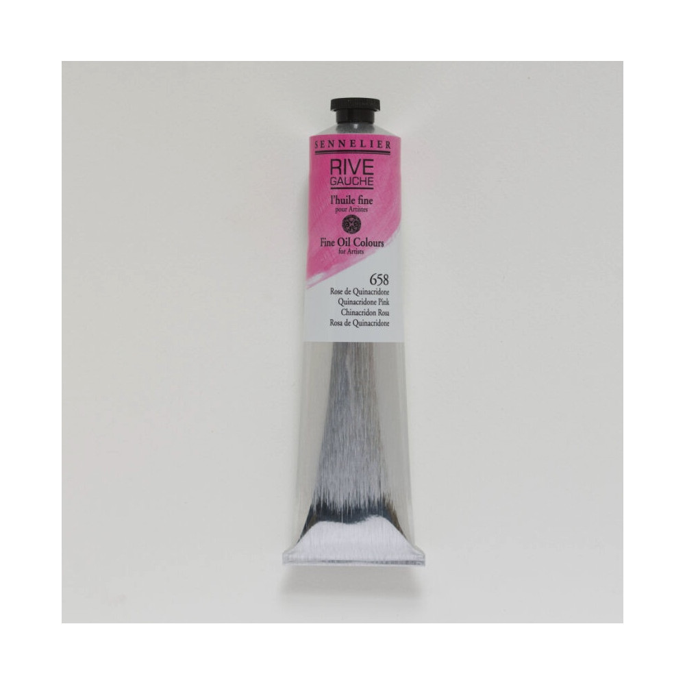 Rive Gauche fine oil paint - Sennelier - 658, Quinacridone Pink, 200 ml