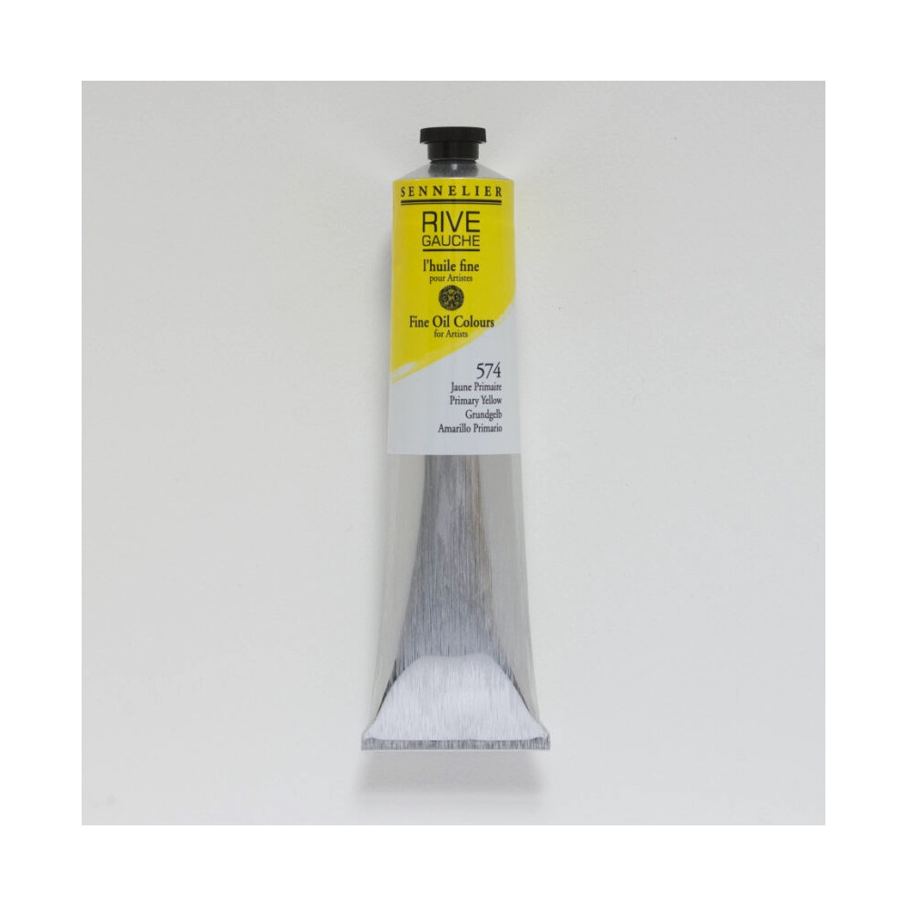 Rive Gauche fine oil paint - Sennelier - 574, Primary Yellow, 200 ml