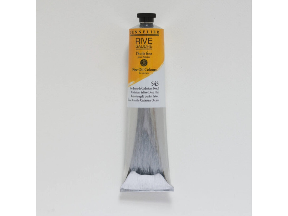 Rive Gauche fine oil paint - Sennelier - 543, Cadmium Yellow Deep Hue, 200 ml