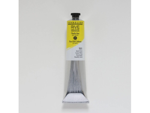 Farba olejna Rive Gauche - Sennelier - 501, Lemon Yellow, 200 ml