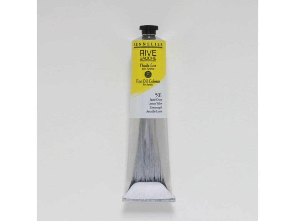 Farba olejna Rive Gauche - Sennelier - 501, Lemon Yellow, 200 ml