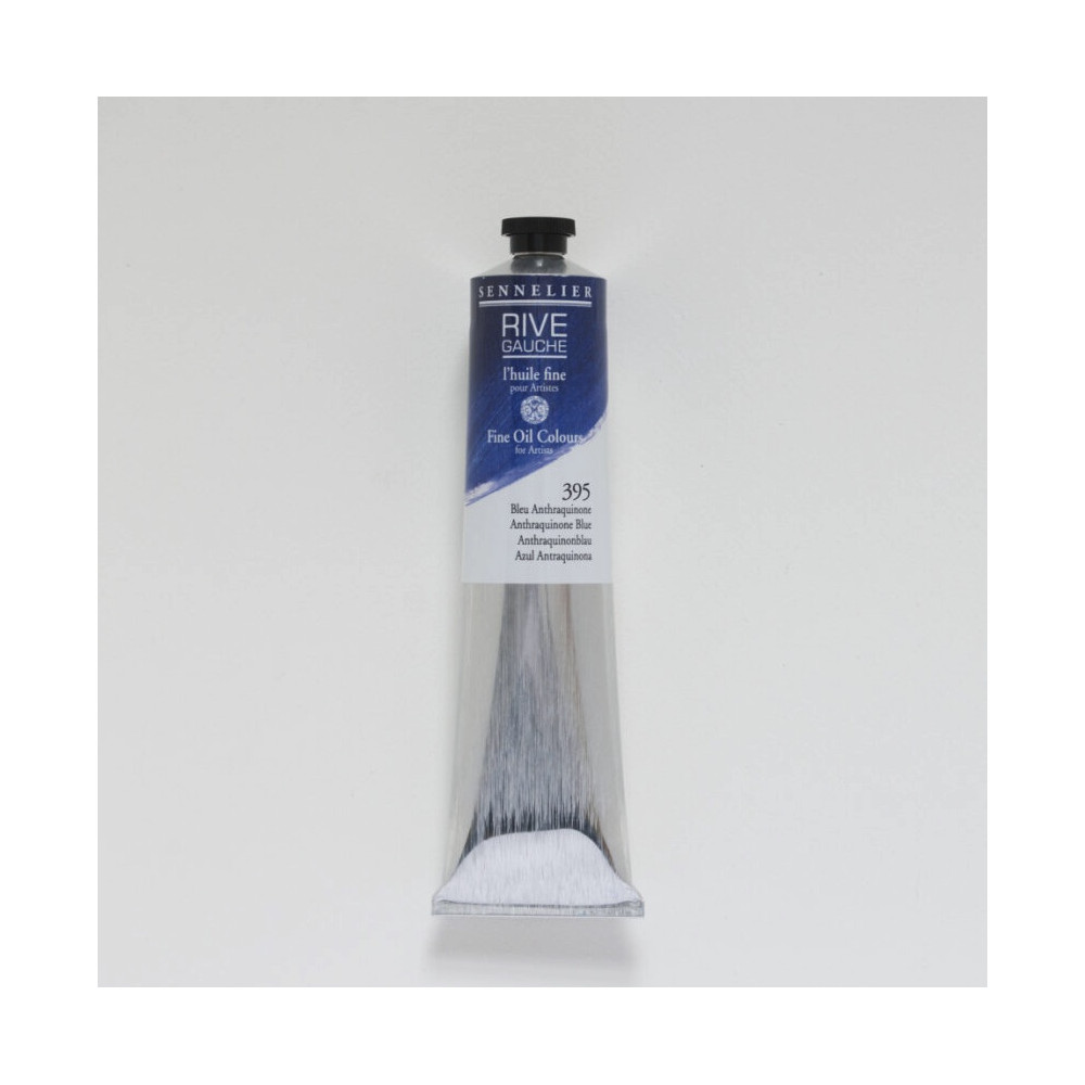 Farba olejna Rive Gauche - Sennelier - 395, Anthraquoinone Blue, 200 ml