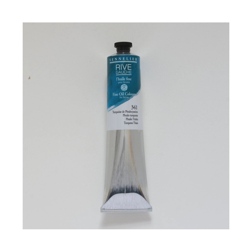 Farba olejna Rive Gauche - Sennelier - 341, Phthalo Turquoise, 200 ml