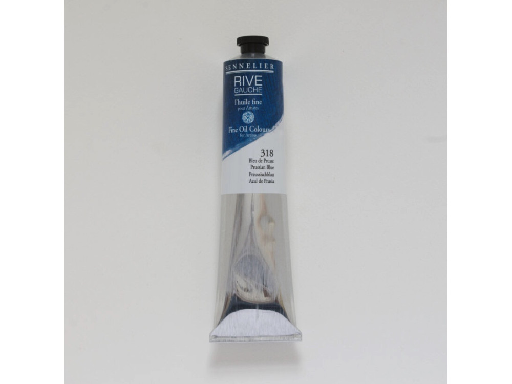 Rive Gauche fine oil paint - Sennelier - 318, Prussian Blue, 200 ml