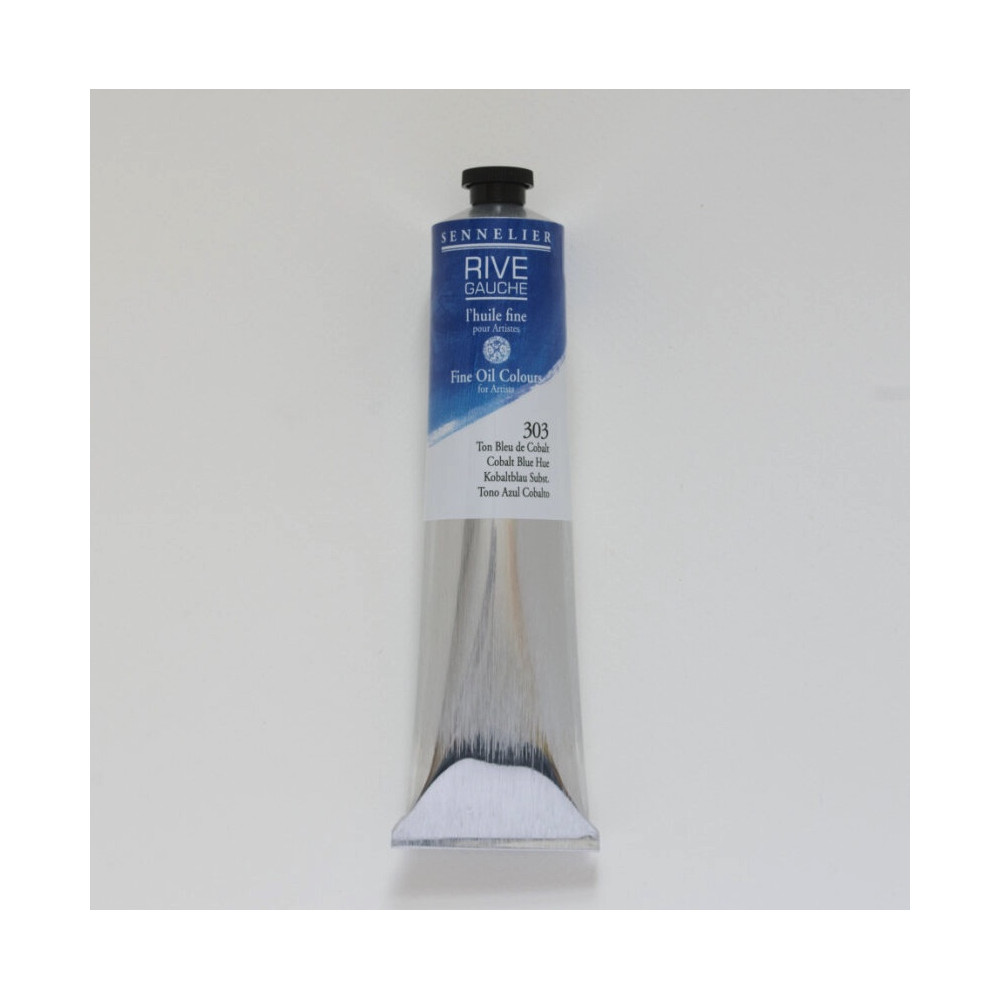 Rive Gauche fine oil paint - Sennelier - 303, Cobalt Blue Hue, 200 ml