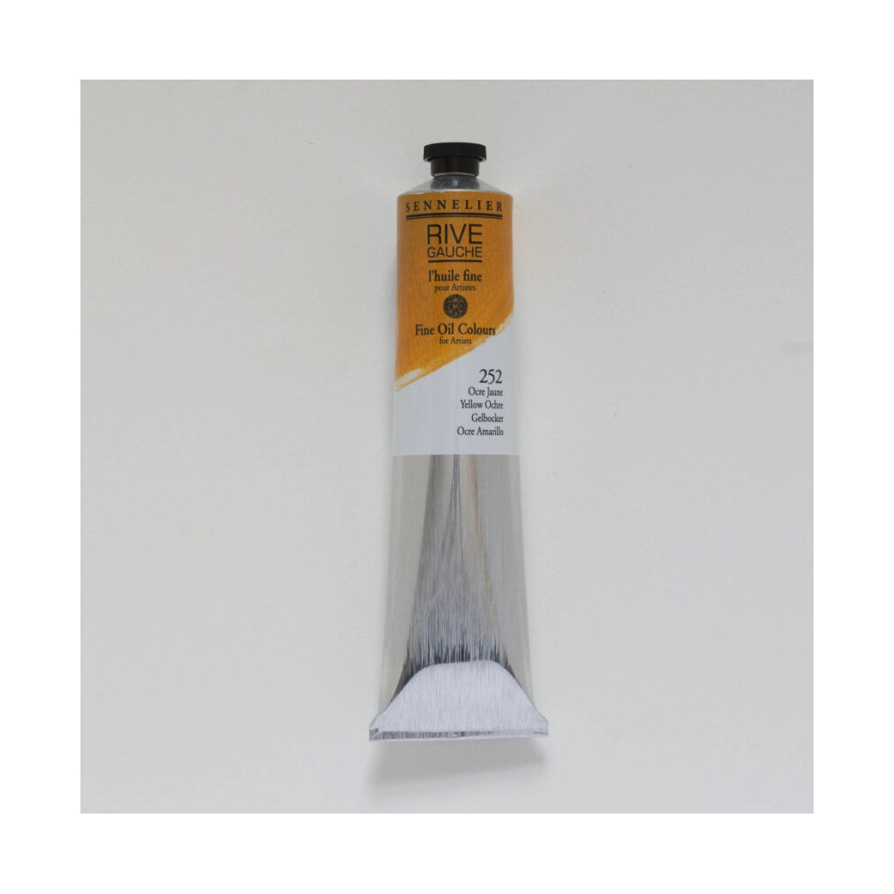 Rive Gauche fine oil paint - Sennelier - 252, Yellow Ochre, 200 ml