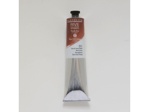 Rive Gauche fine oil paint - Sennelier - 211, Burnt Sienna, 200 ml