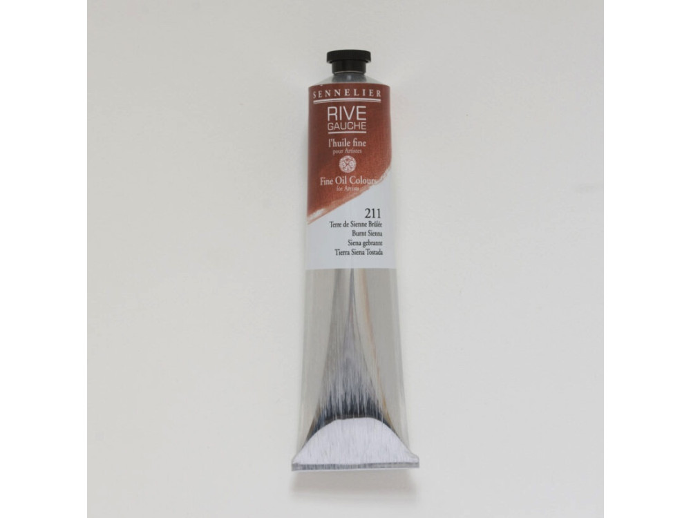 Farba olejna Rive Gauche - Sennelier - 211, Burnt Sienna, 200 ml
