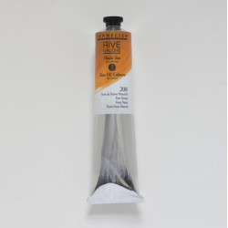 Rive Gauche fine oil paint - Sennelier - 208, Raw Sienna, 200 ml