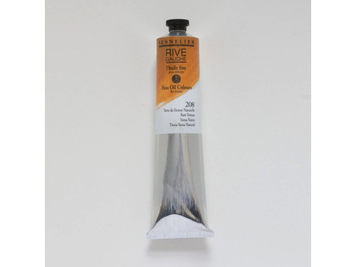 Rive Gauche fine oil paint - Sennelier - 208, Raw Sienna, 200 ml