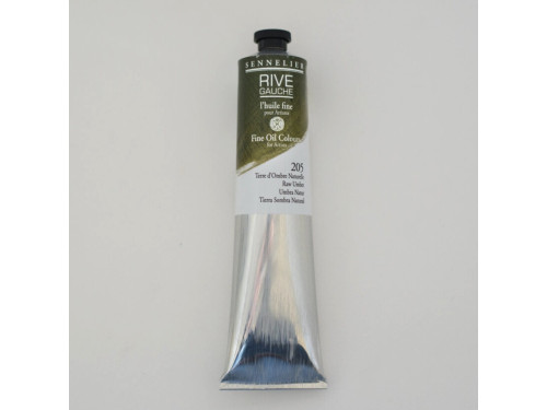 Rive Gauche fine oil paint - Sennelier - 205, Raw Umber, 200 ml