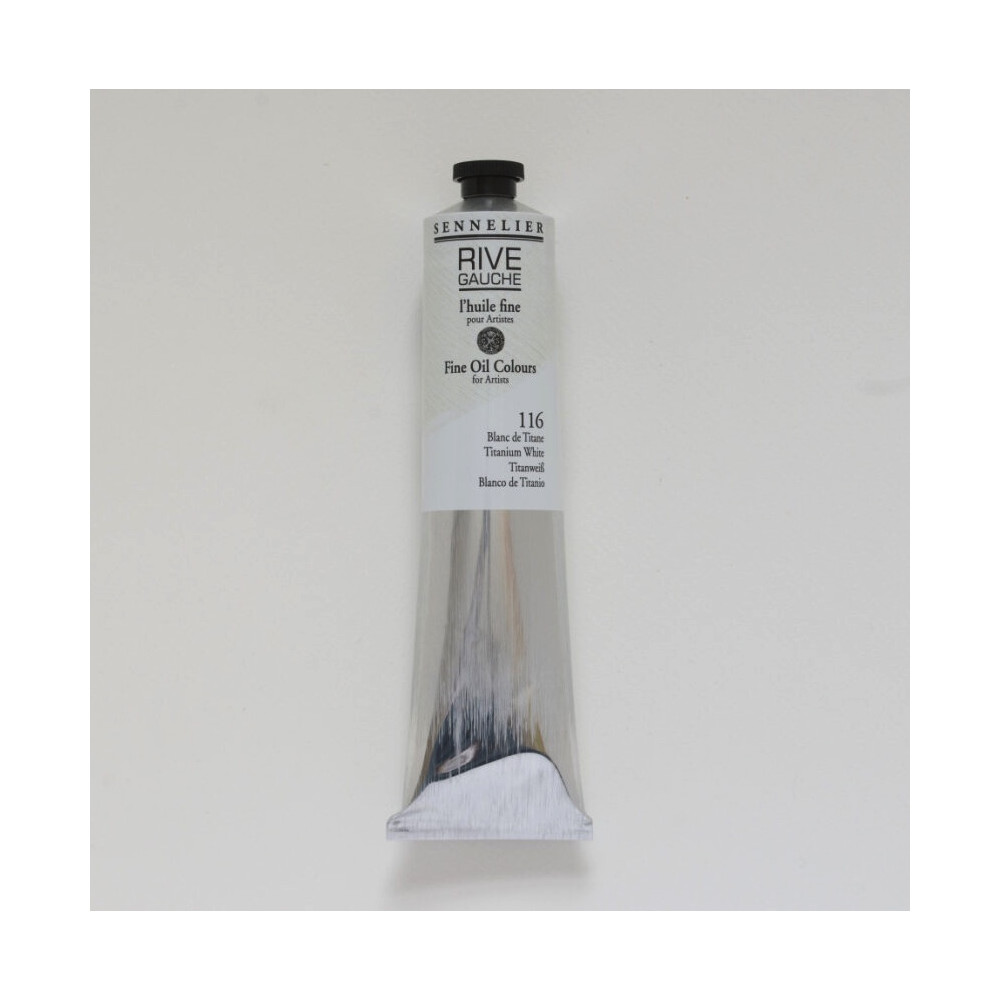 Farba olejna Rive Gauche - Sennelier - 116, Titanium White, 200 ml
