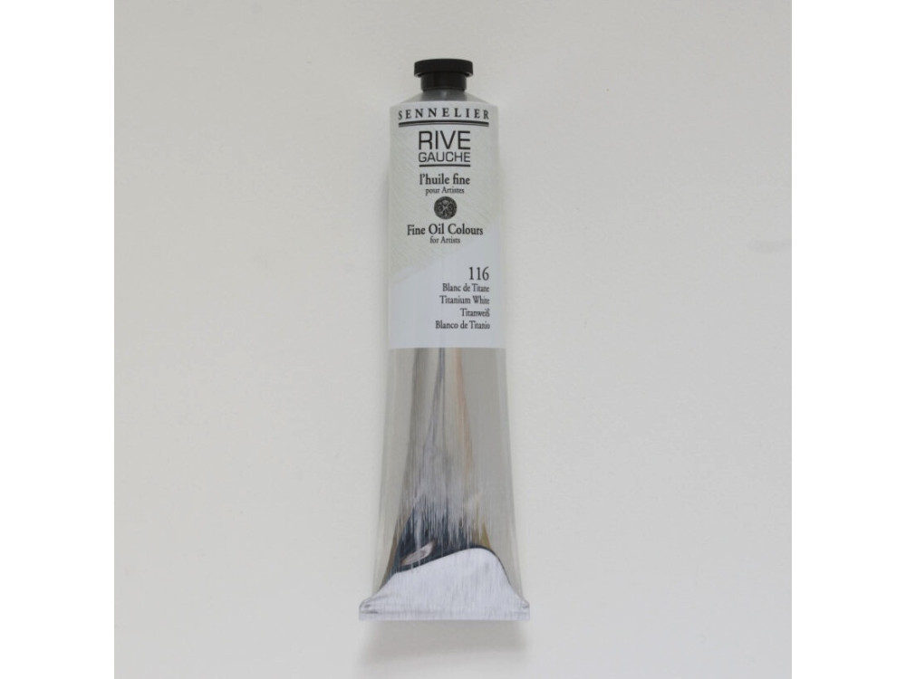 Rive Gauche fine oil paint - Sennelier - 116, Titanium White, 200 ml