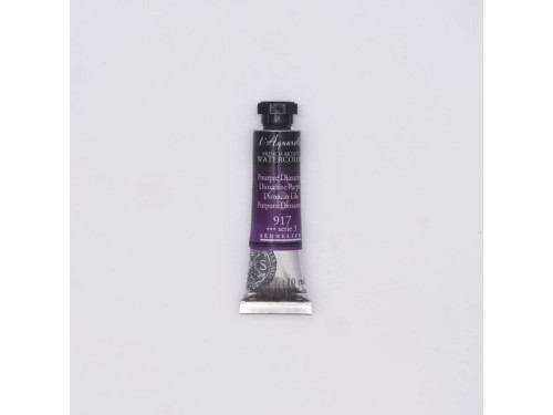 Farba akwarelowa l’Aquarelle - Sennelier - 917, Dioxazine Purple, 10 ml