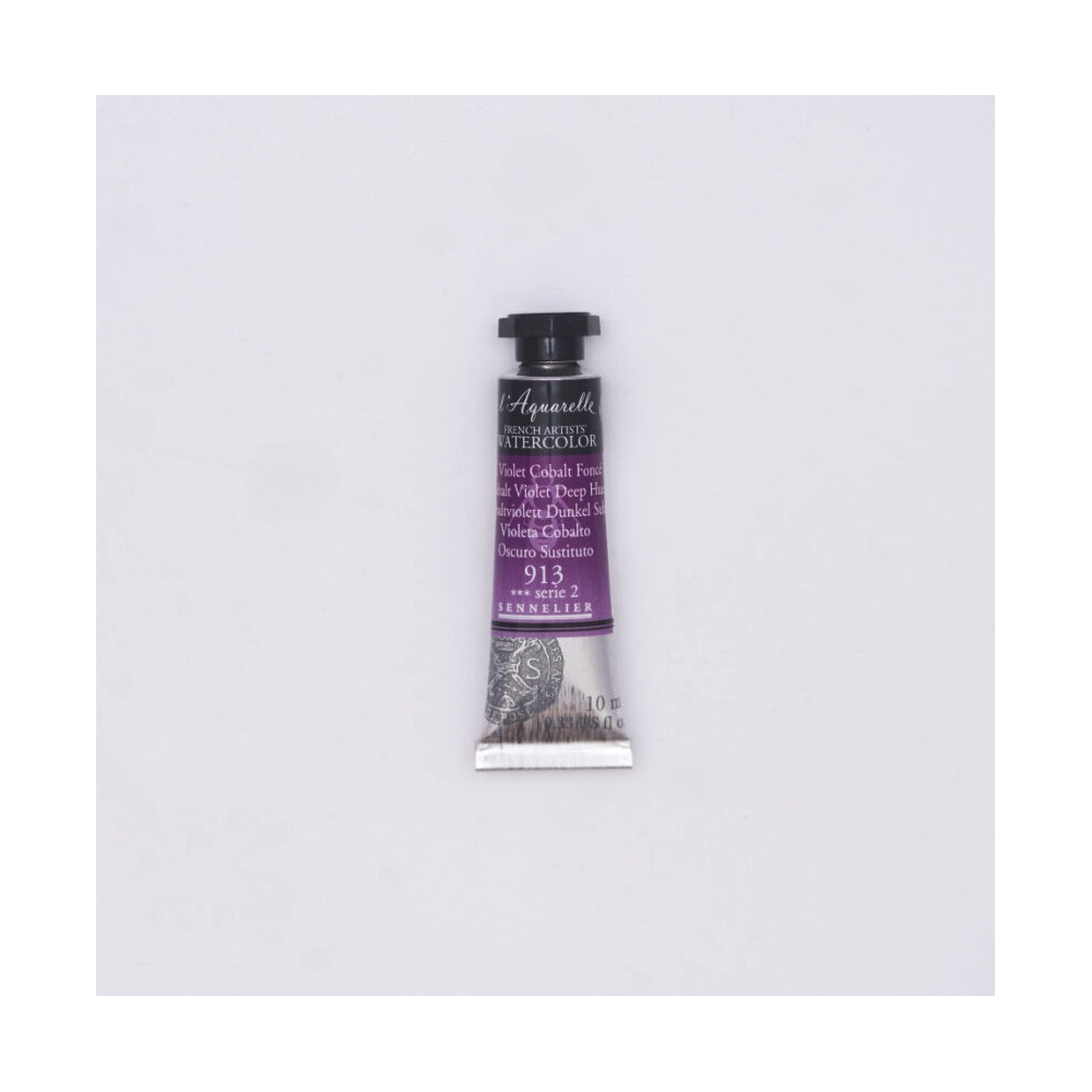 l’Aquarelle watercolor paint - Sennelier - 913, Cobalt Violet Deep Hue, 10 ml