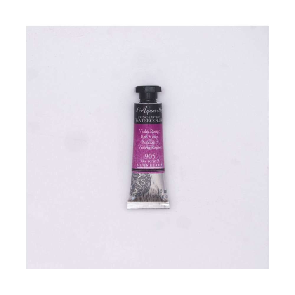 Farba akwarelowa l’Aquarelle - Sennelier - 905, Red Violet, 10 ml