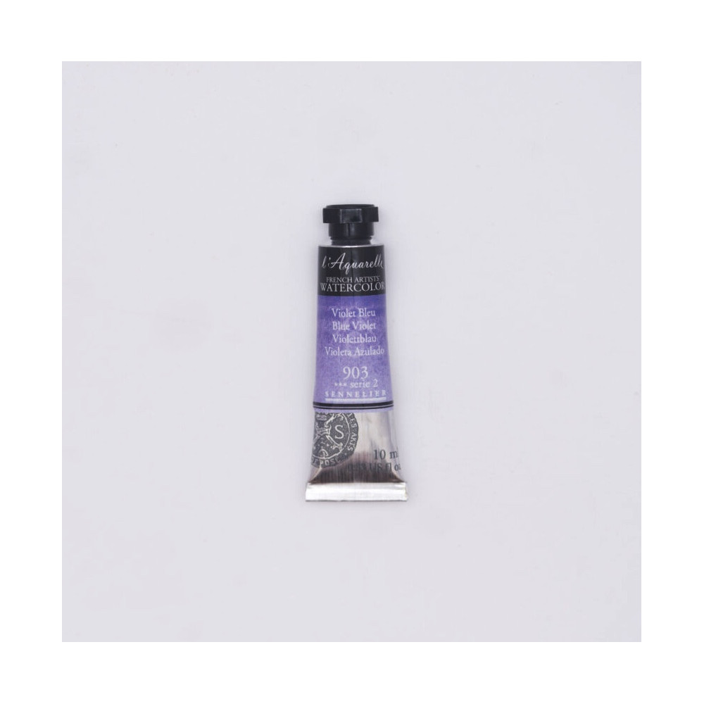 Farba akwarelowa l’Aquarelle - Sennelier - 903, Blue Violet, 10 ml