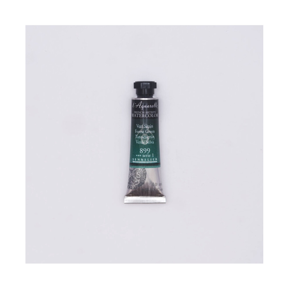 Farba akwarelowa l’Aquarelle - Sennelier - 899, Forest Green, 10 ml