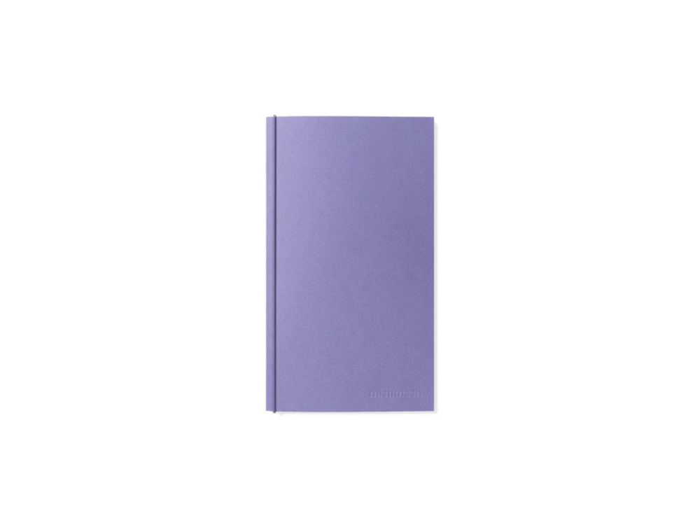 Log notebook refills - mishmash - Plain, Purple, 12 x 22 cm, 64 pages