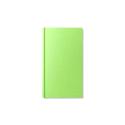 Log notebook refills - mishmash - Dotted, Green, 12 x 22 cm, 64 pages