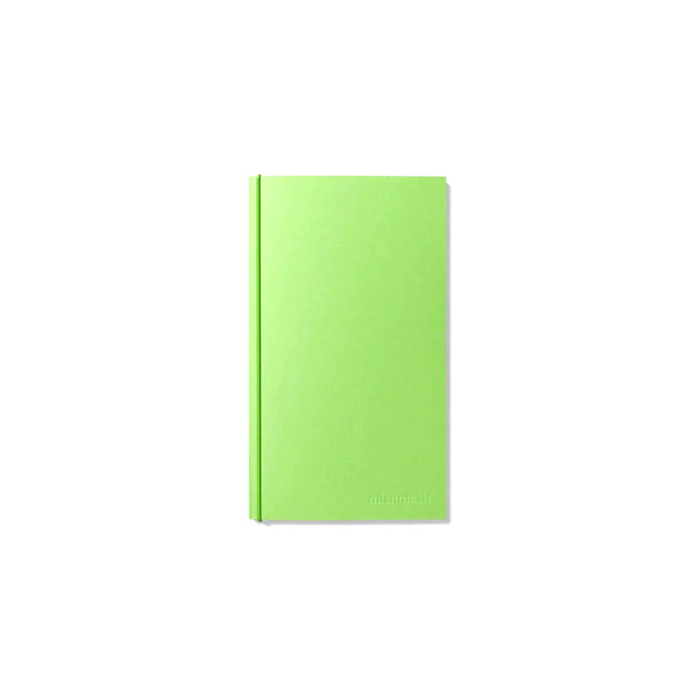 Log notebook refills - mishmash - Dotted, Green, 12 x 22 cm, 64 pages