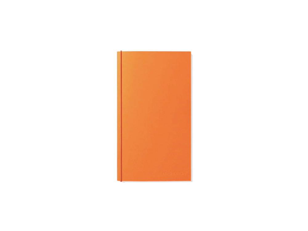 Log notebook refills - mishmash - Squared, Orange, 12 x 22 cm, 64 pages