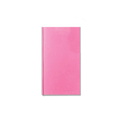 Log notebook refills - mishmash - Watercolour, Pink, 12 x 22 cm, 64 pages