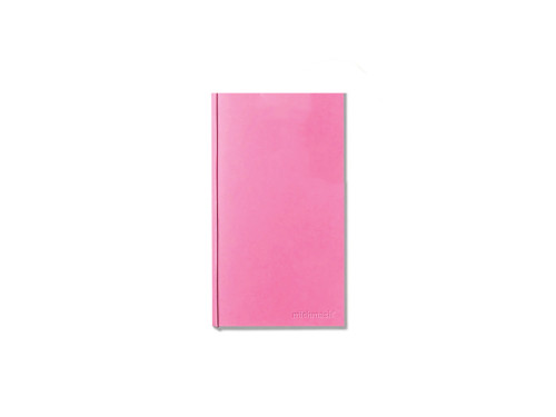 Log notebook refills - mishmash - Watercolour, Pink, 12 x 22 cm, 64 pages